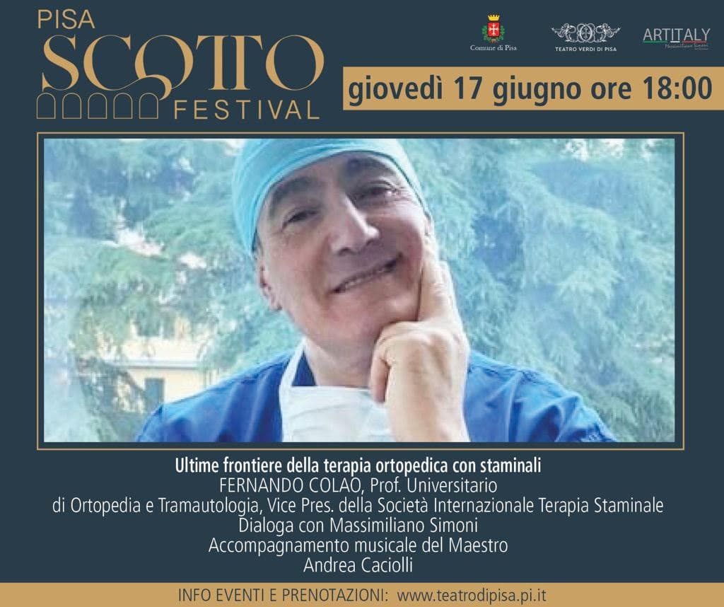 Pisa Scotto Festival — Prof. Fernando Colao at the Pisa Scotto Festival